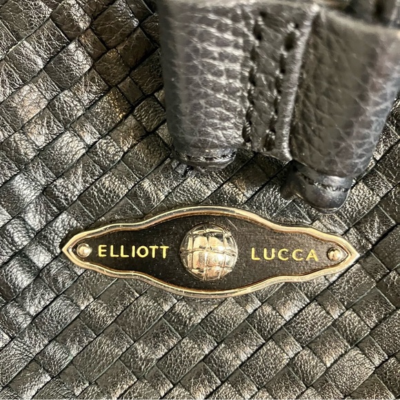 Elliott Lucca Leather Bucket Bag in Black One Size Purse - Picture 12 of 13